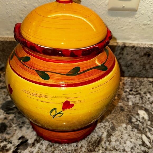 Heartfelt Kitchen Creations Colorful Rooster Ceramic Cookie Jar - Picture 5 of 12